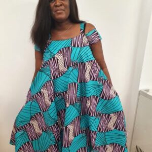 Bella – Flared Maxi Dress-African-products