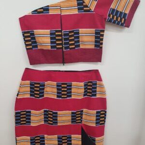 Chacha – Two-piece Pink Outfit Size 14 -African-products