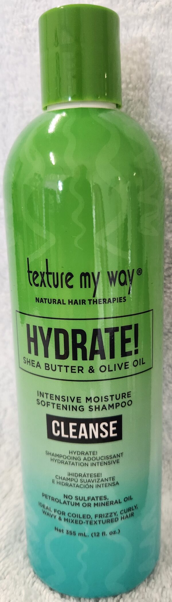 Texture my way-Hydrate! Intensive Moisture Softening Shampoo, 355ml, Australian Stock - Safe Genuine Product