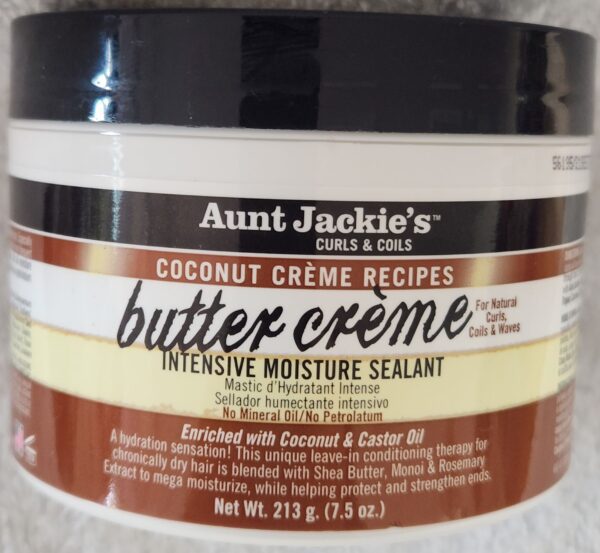 Butter Creme Intensive Moisture Sealant by Aunt Jackie's - 228ml - Australian Stock, Genuine Safe Product